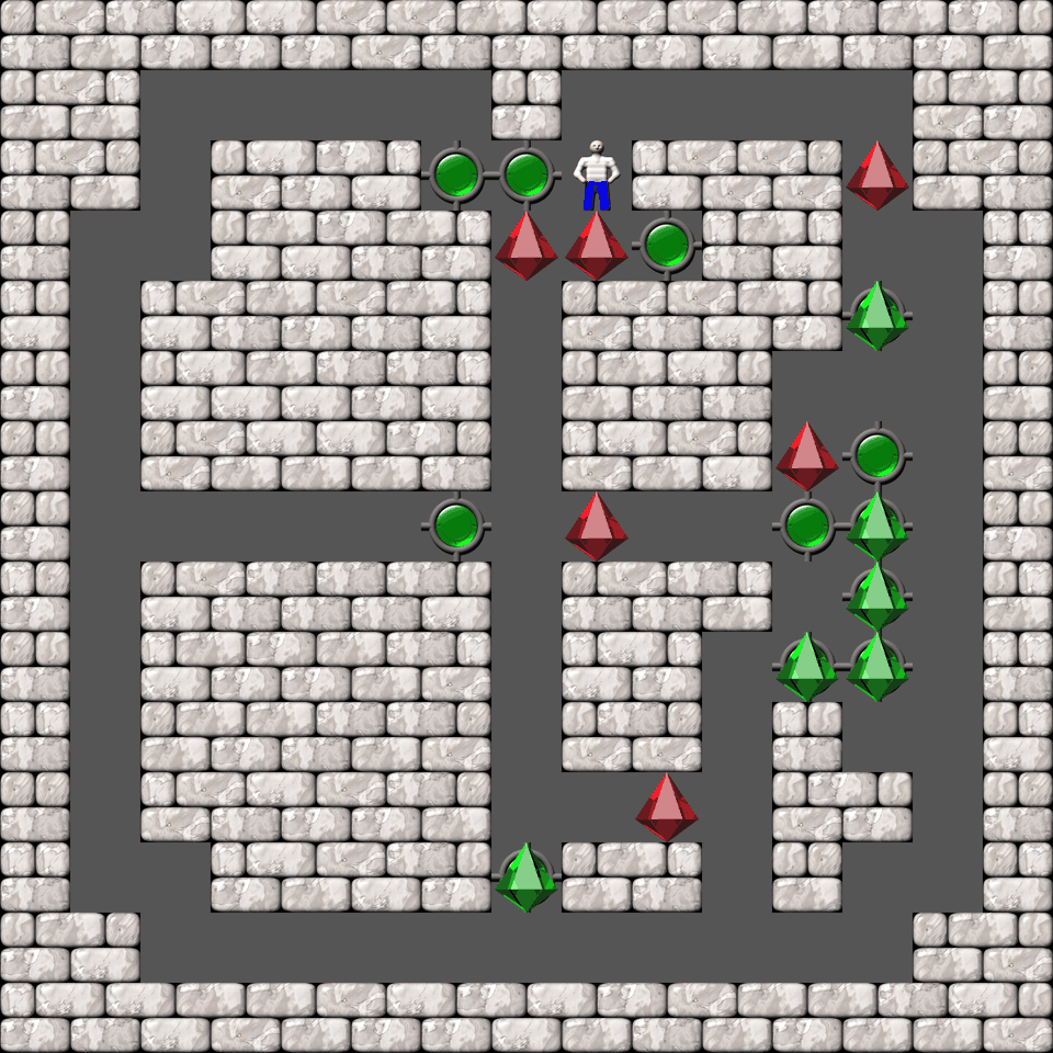 Сокобан More Bugs collections уровень 386